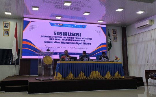 UM Metro Laksanakan Sosialisasi Renstra 2025–2030 dan Rapat Tinjauan Manajemen sebagai Langkah Strategis Menuju Perguruan Tinggi Unggul