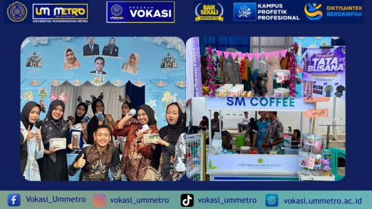 Program Vokasi Universitas Muhammadiyah Metro Gelar Bazar UMKM dan Expo Karya Siswa SMA/SMK se-Lampung