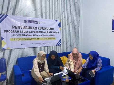 Menyiapkan Lulusan Siap Kerja, D3 Perbankan dan Keuangan UM Metro Gelar Penyusunan Kurikulum 2026