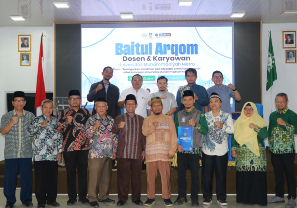 UM Metro Melaksanakan Pembukaan Baitul Arqam untuk Dosen dan Karyawan 2025