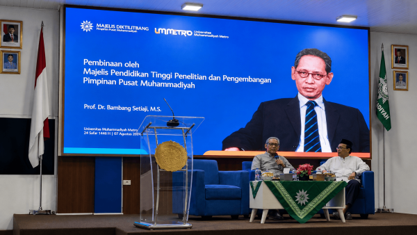 Direktur Vokasi UM Metro Ikuti Pembinaan Diktilitbang, Meneguhkan Pendidikan yang Berkemajuan